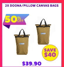 2x Doona/Pillow Canvas Bags