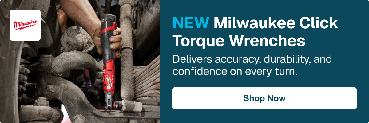 NEW Milwaukee Click Torque Wrenches. Delivers accuracy, durability, and confidence on every turn.
