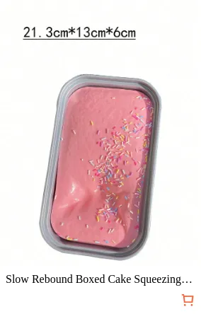 Slow Rebound Boxed Cake Squeezing...