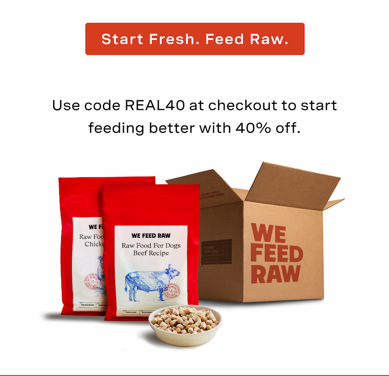 Use code REAL40 at checkout to start feeding better with 40% off.