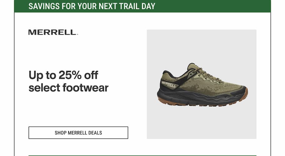 Merrell deals