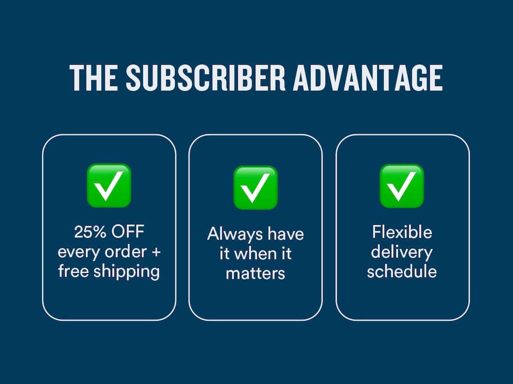 The subscriber advantage