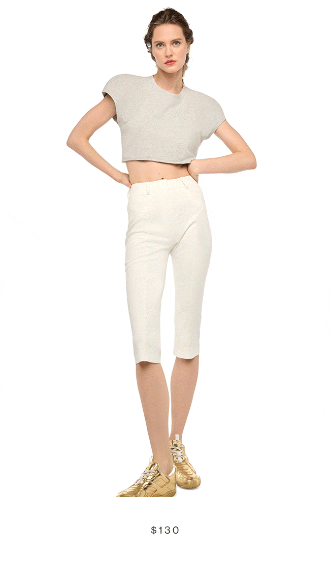 CAP SLEEVE BOMBER CROPPED TOP