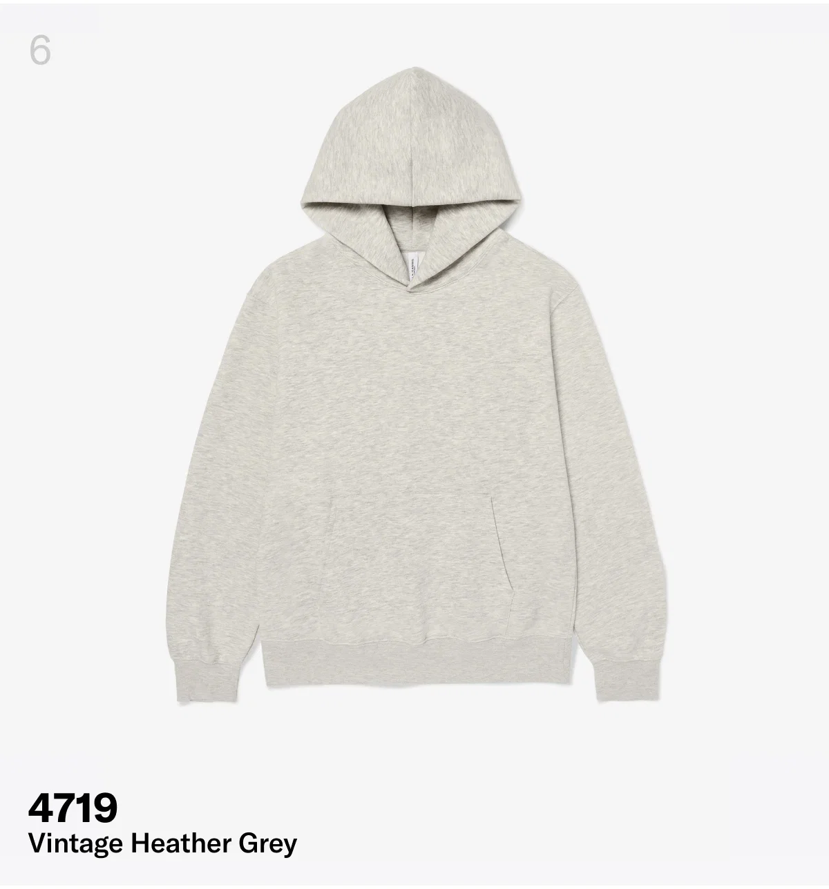 4719 - Vintage Heather Grey