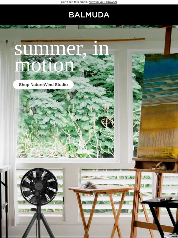 Summer, made cooler with NatureWind Studio