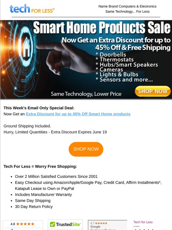 Don't miss this sale on Smart Home products