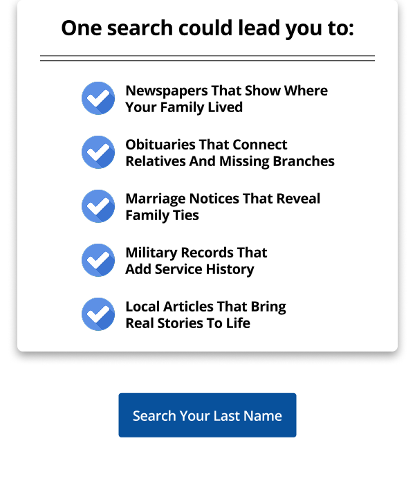 Search Your Last Name