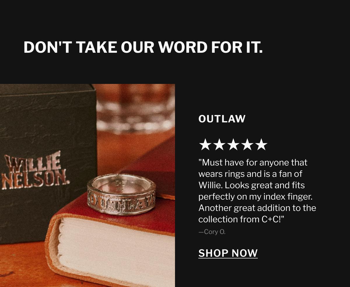 Shop Outlaw x Willie Nelson