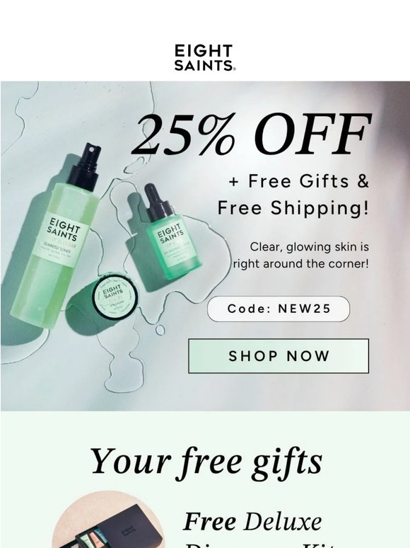 Want free gifts & free shipping?