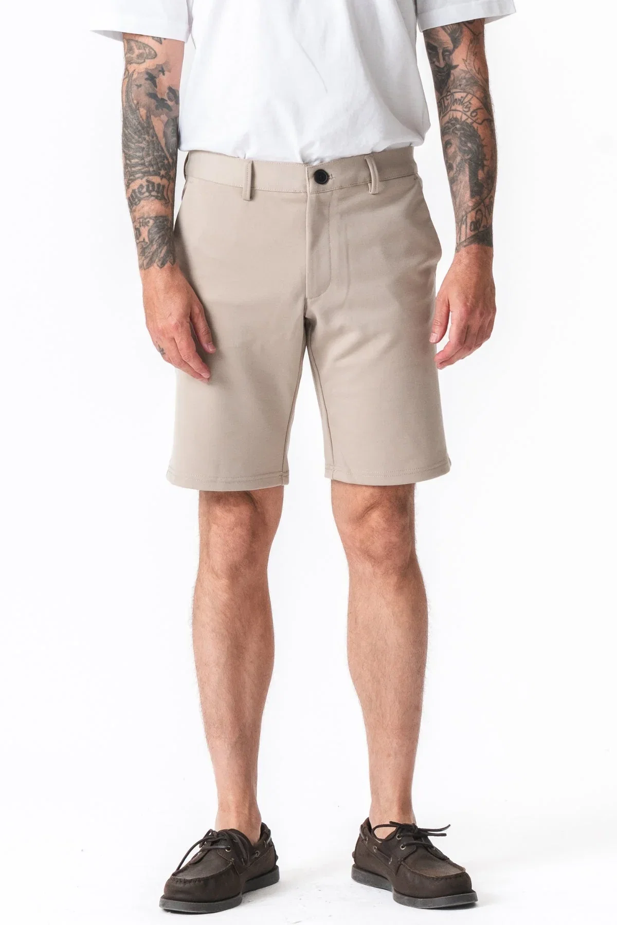 Image of Performance Shorts - Beige