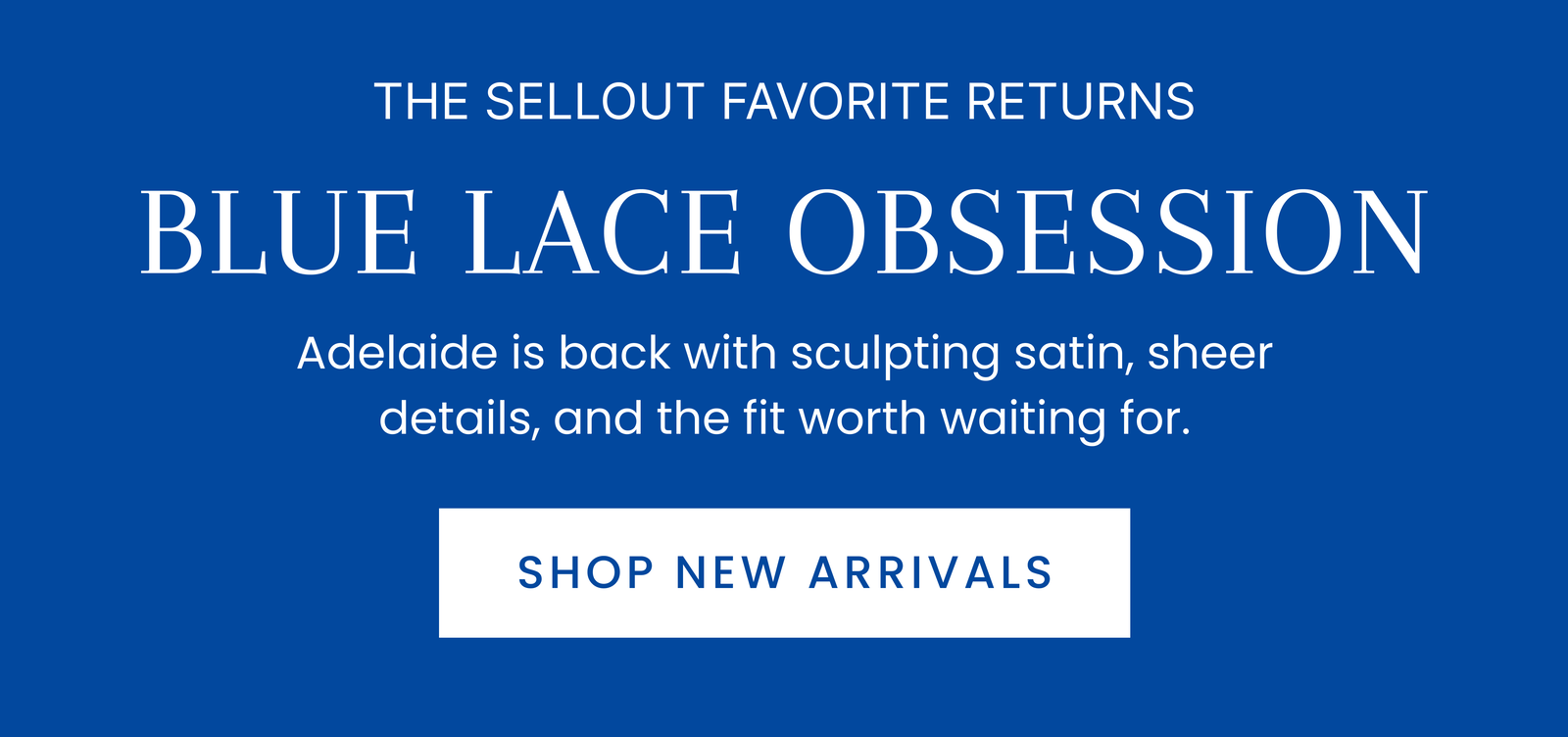 Blue Lace Obsession [Shop New Arrivals]