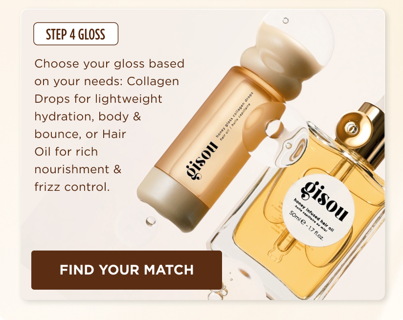 Step 4 Gloss - Find your perfect hair oil