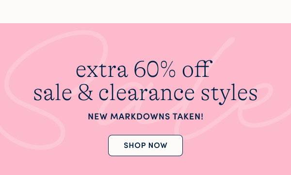 60% off sale & clearance