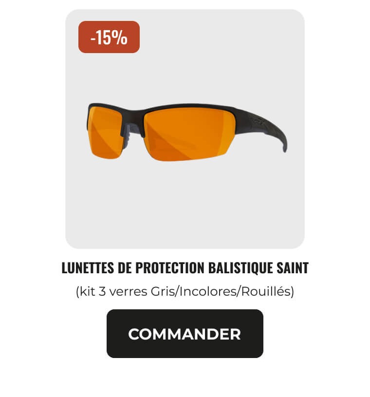 Lunettes de protection balistique Saint 1