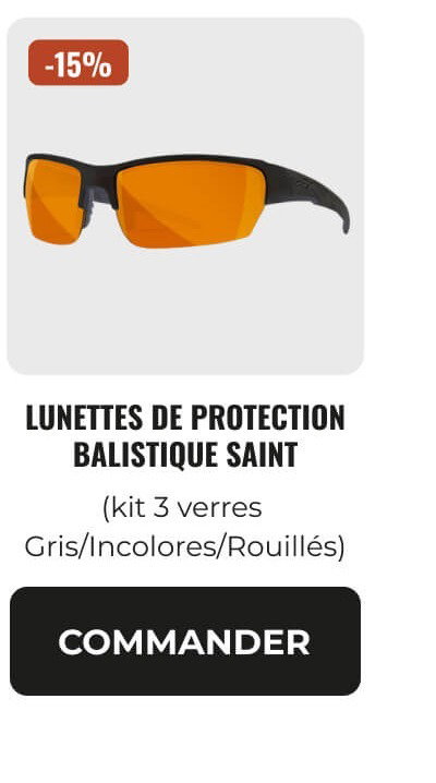 Lunettes de protection balistique Saint 1