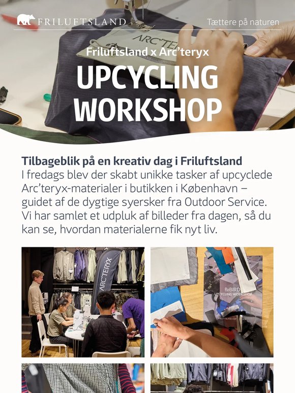 Arc'teryx materialer får nyt liv ♻️