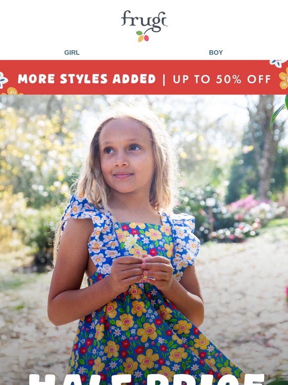 Half-price dresses? That's summer sorted