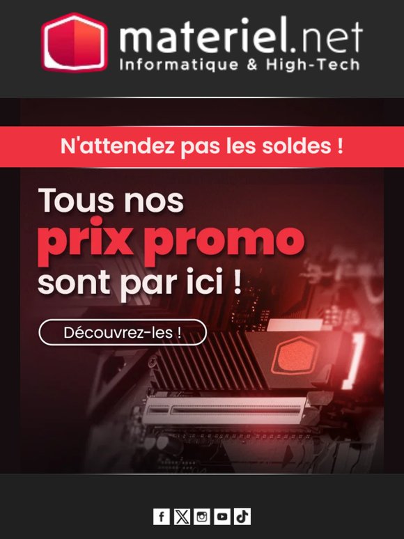 Pas besoin d'attendre les soldes !
