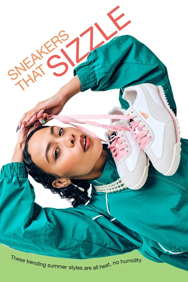 Sneakers That Sizzle | These trending summer styles are all heat, no humidity.
