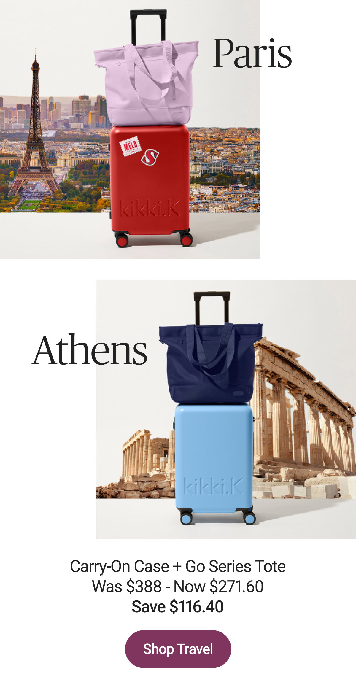 Bundle & Save 30% on Luggage*