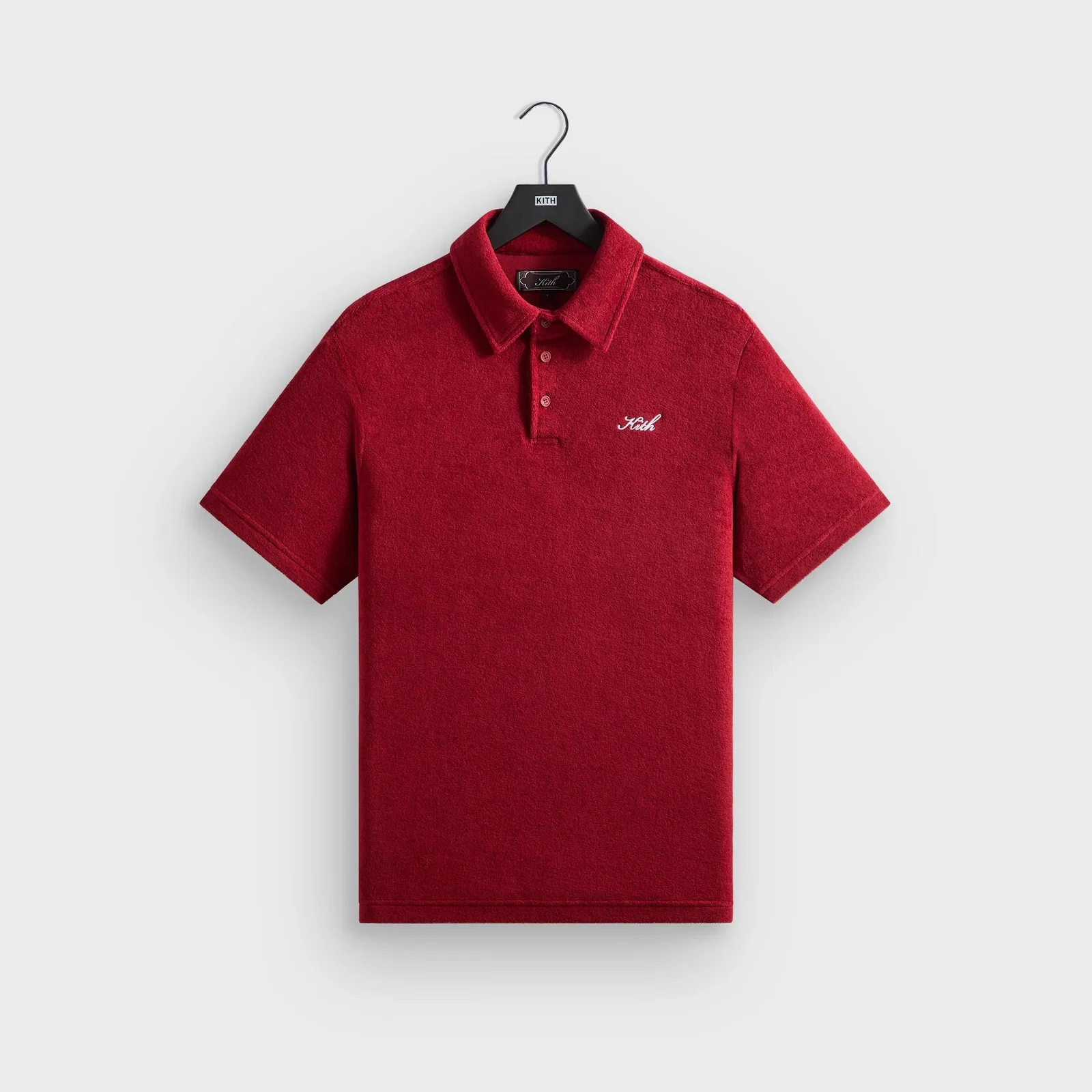 Image of Kith Textured Towel Terry Heathrow Polo - Allure