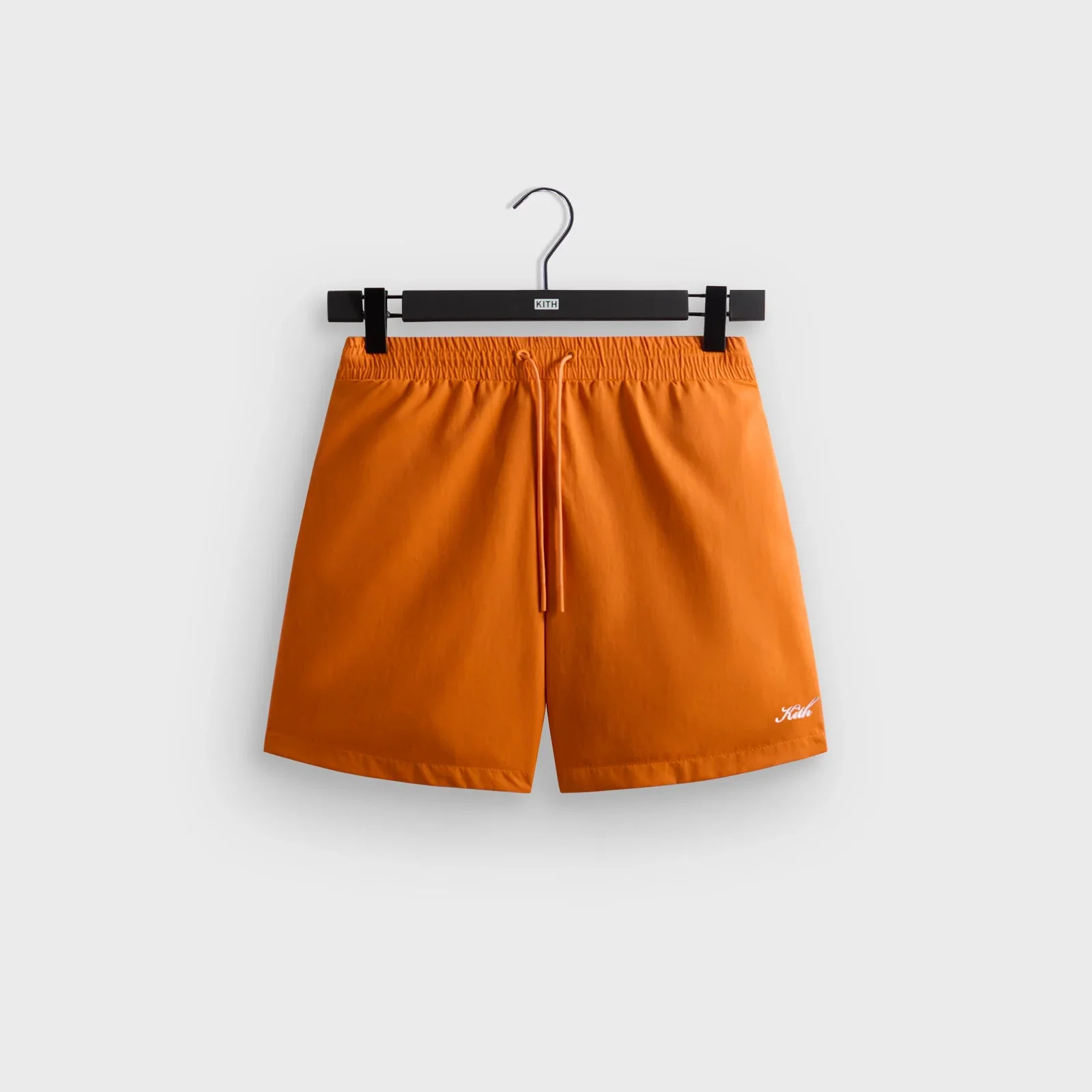Image of Kith Garment Washed Nylon Active Swim Short - Clementine
