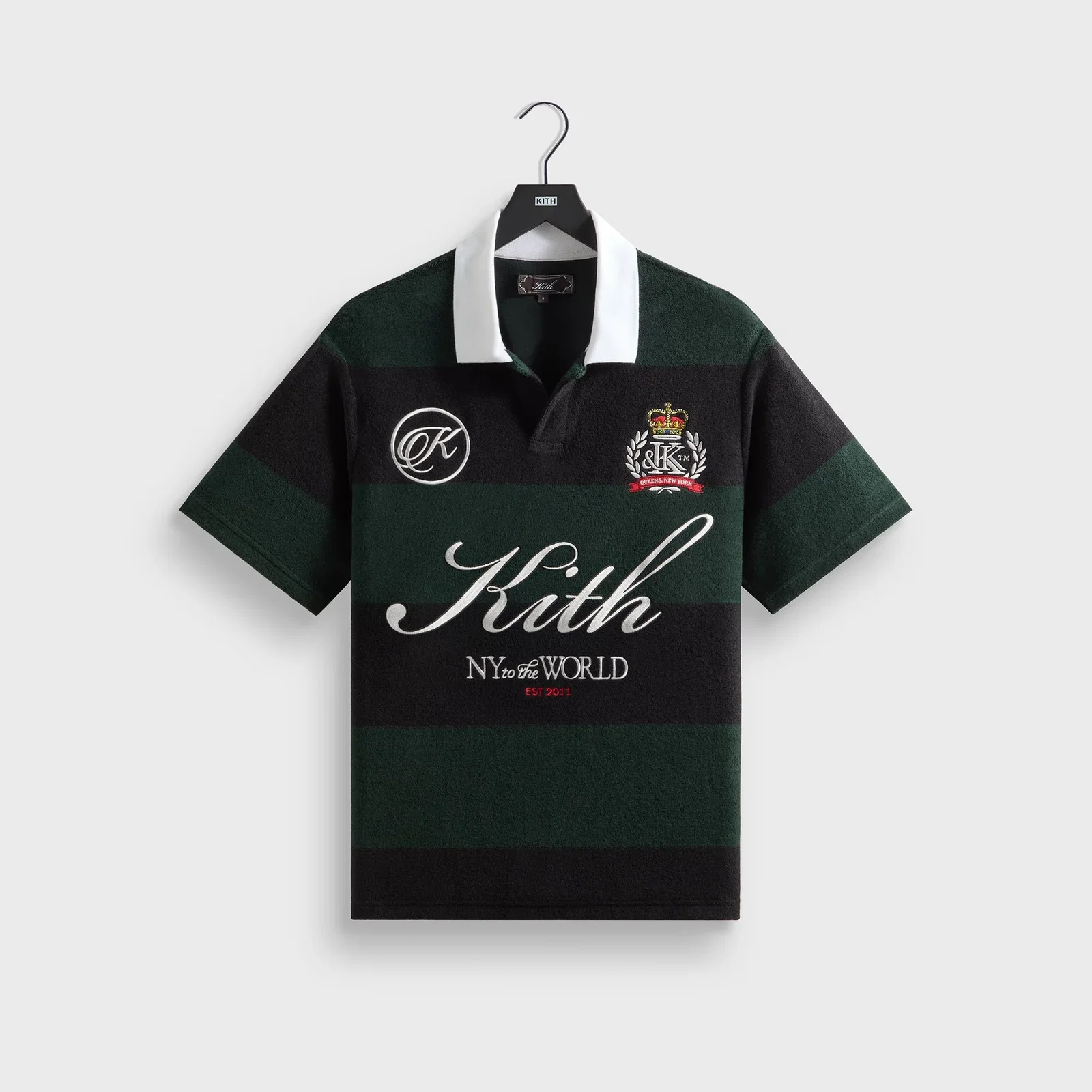 Image of Kith Jacquard Towel Terry Ray Polo - Stadium