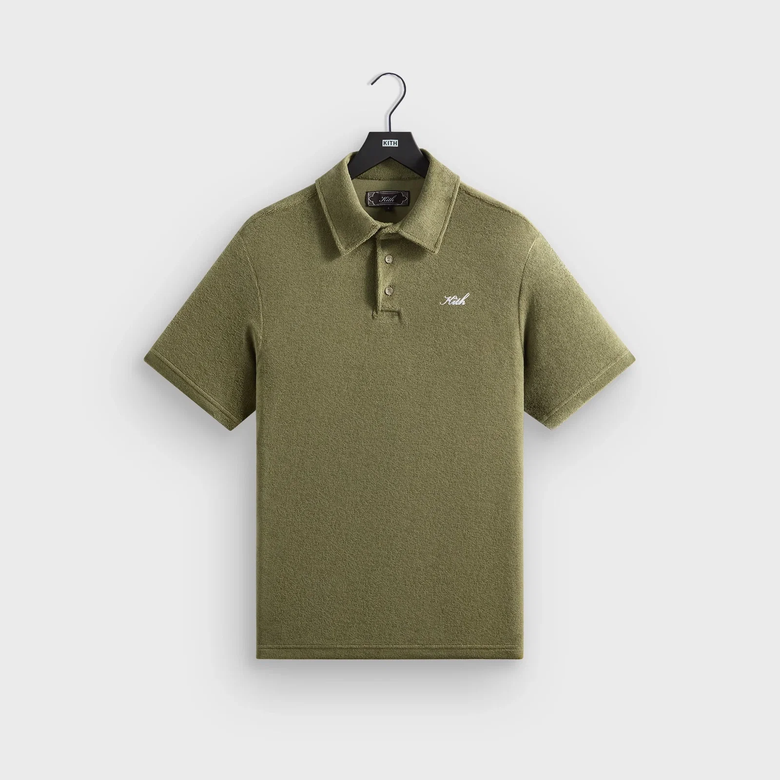 Image of Kith Textured Towel Terry Heathrow Polo - Flagstaff