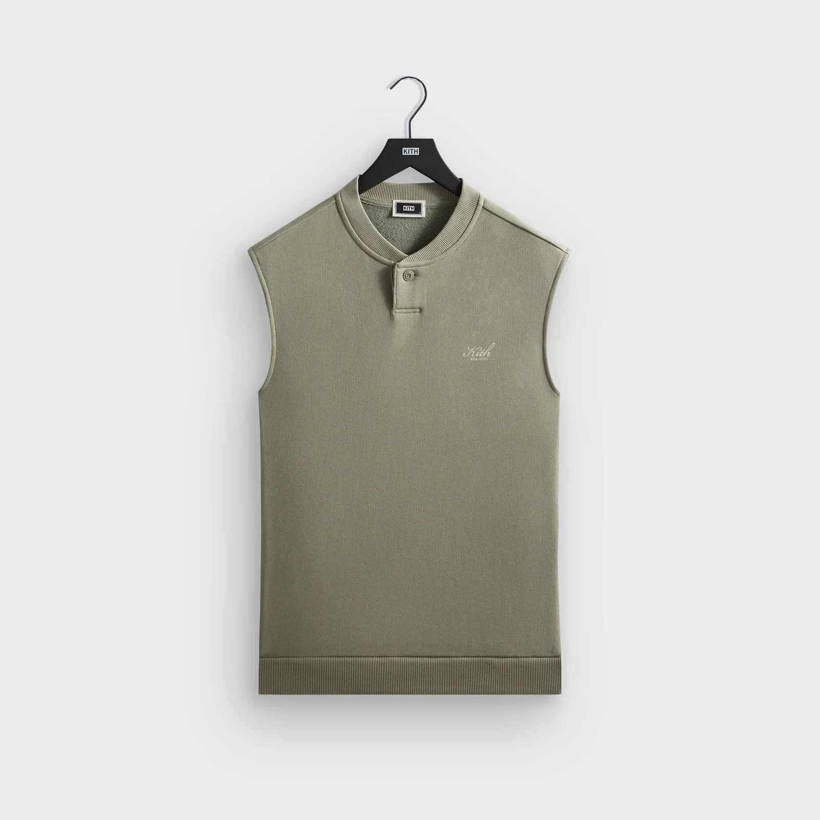 Image of Kith Heavy Loop Terry Henley Muscle Tee - Haze