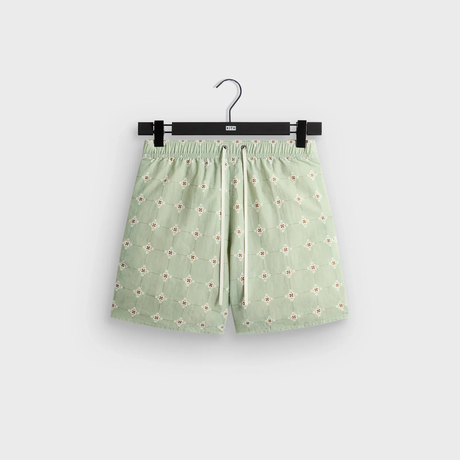 Image of Kith Printed Collins Swim Short - Stoneware