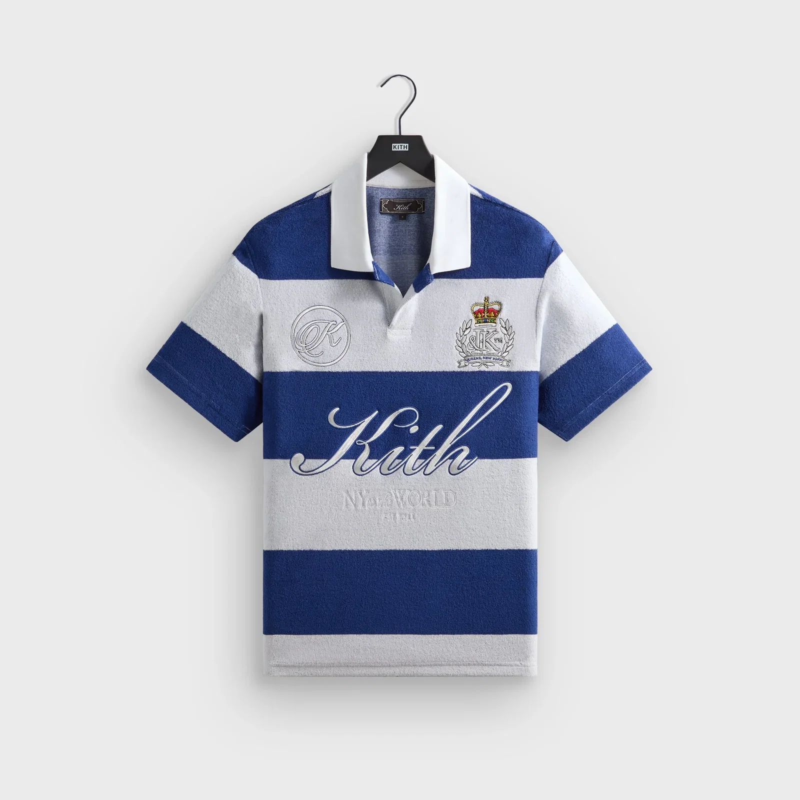 Image of Kith Jacquard Towel Terry Ray Polo - White