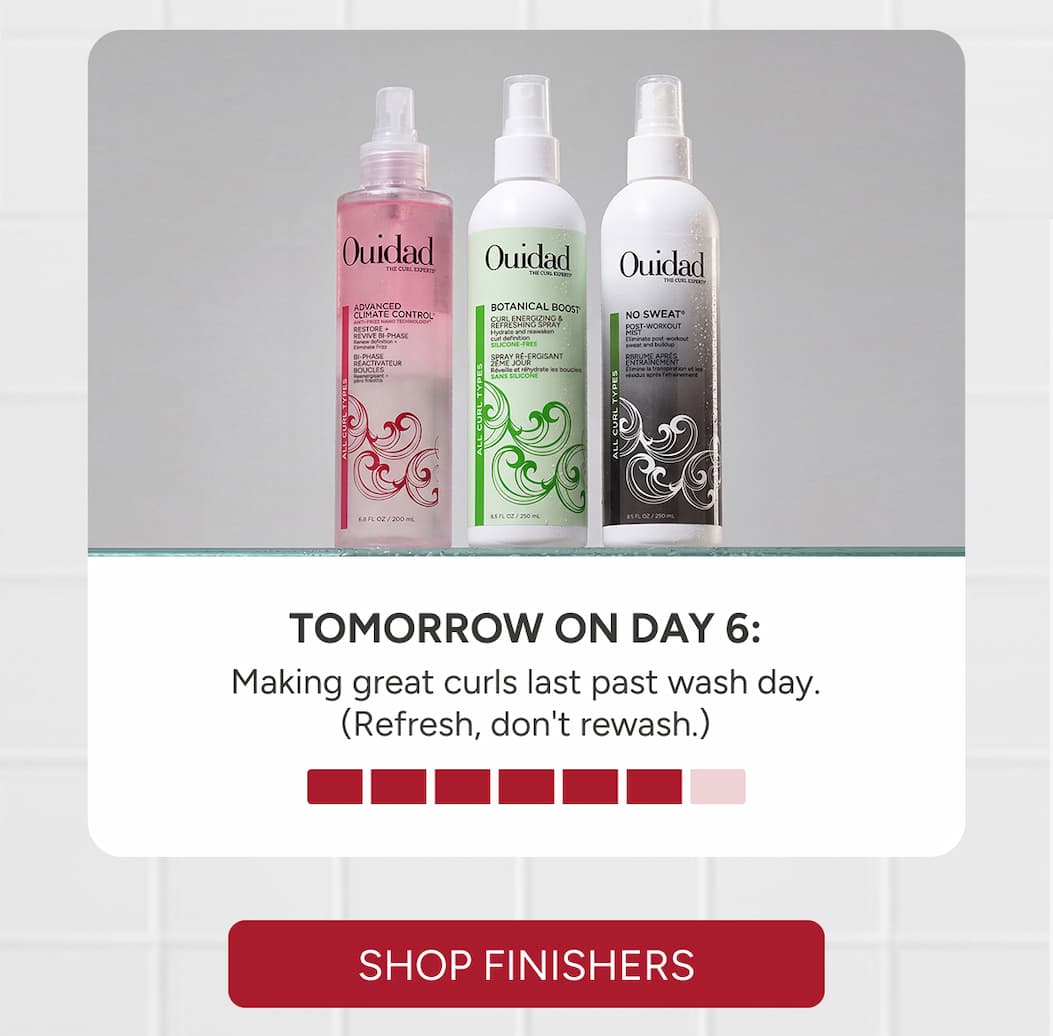 Tomorrow on Day 6 Making great curls last past wash day. (Refresh, don't rewash)