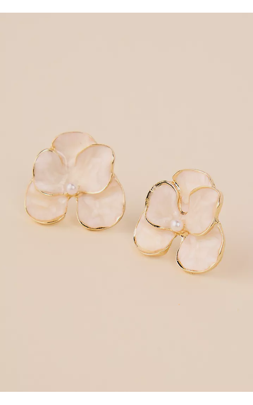 Orchid Flower Earrings