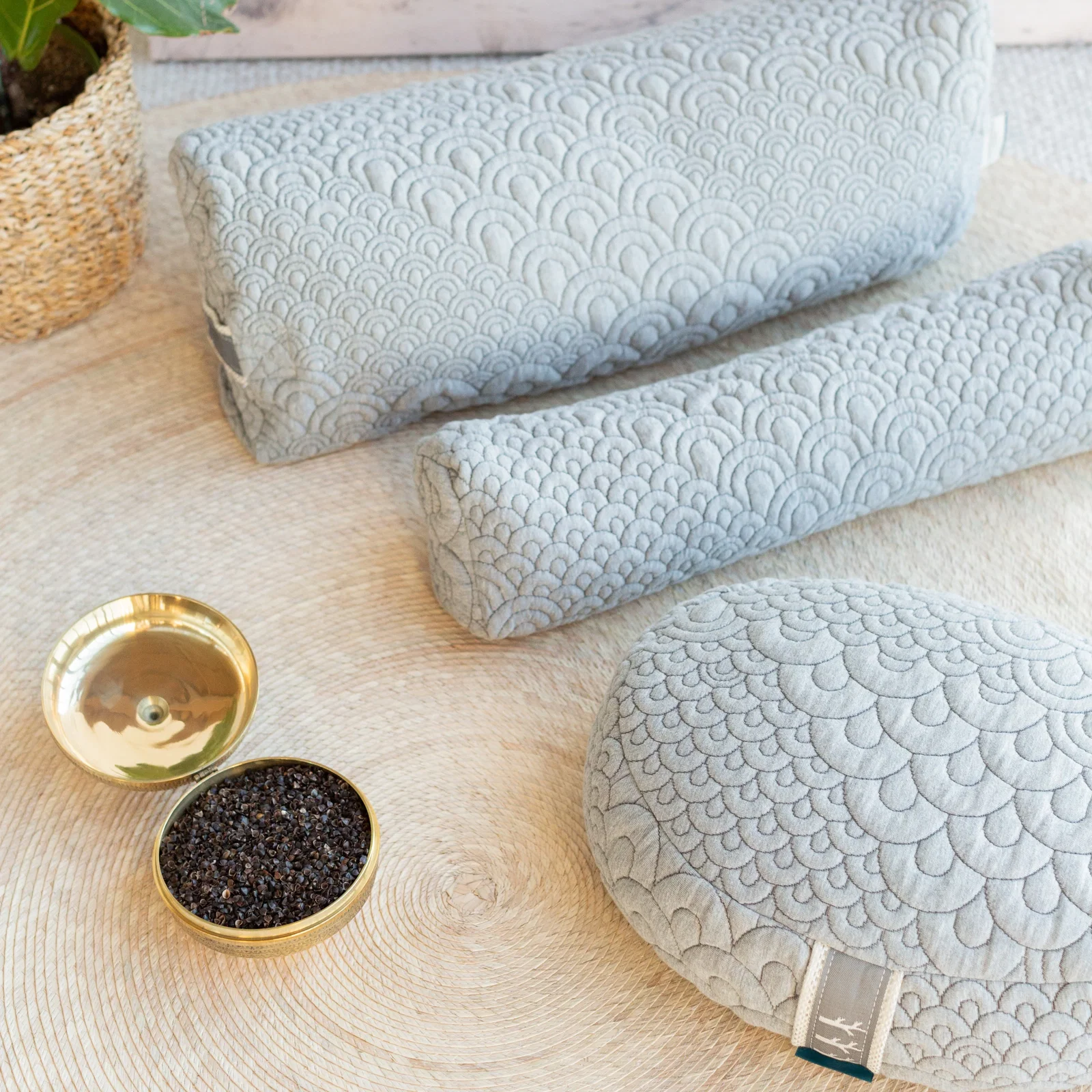 Image of Crystal Cove Yoga Cushion Set