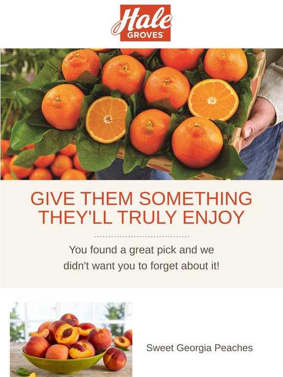 Win at Gift-Giving with Sweet Georgia Peaches