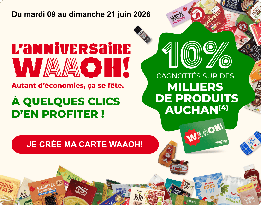 10% cagnottés sur les produits MDD