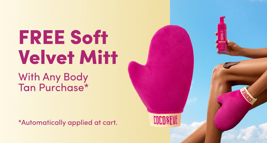 Free Soft Velvet Mitt With Any Body Tan Purchase
