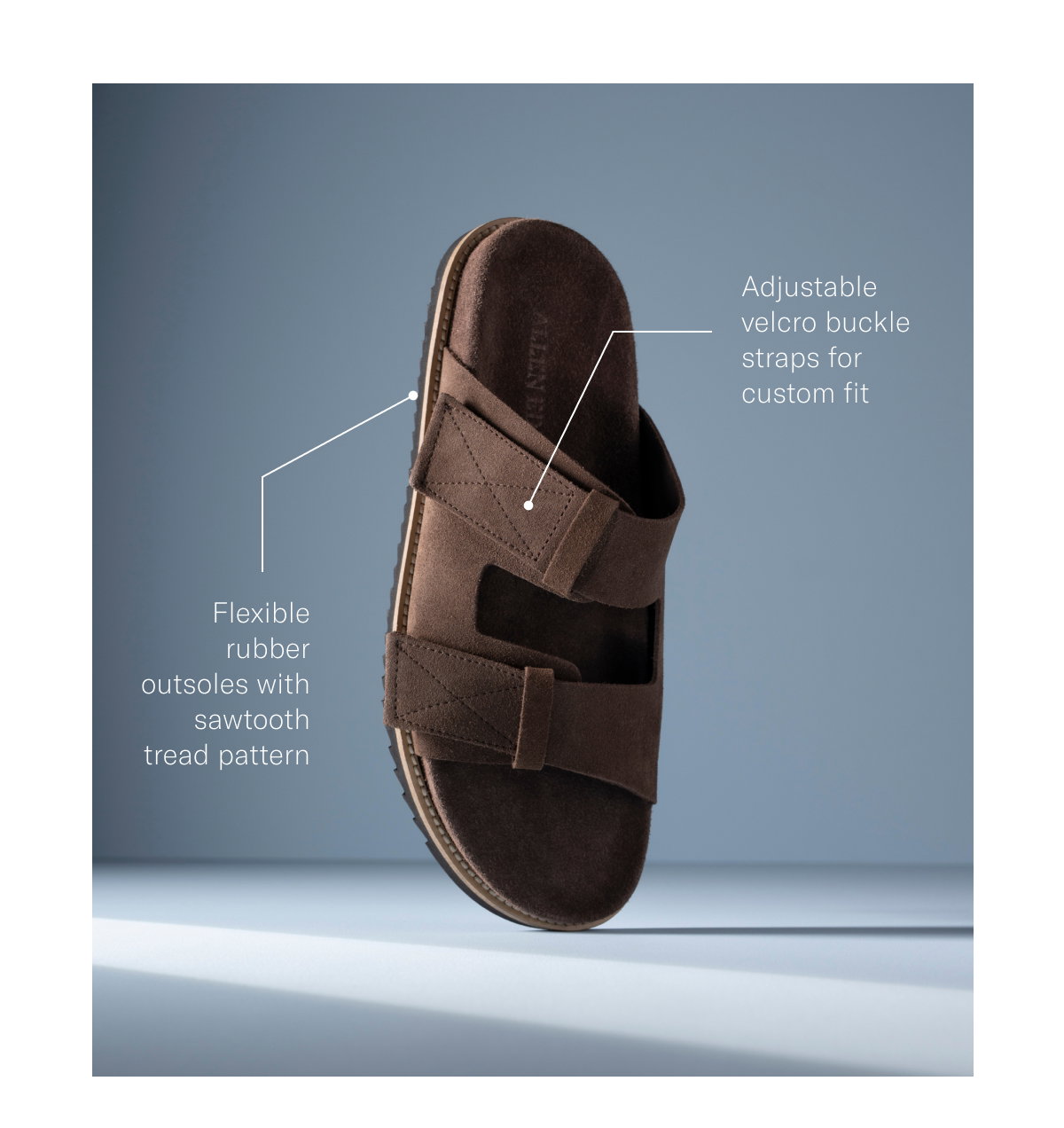 The Seagrove Sandal features adjustable velcro buckle straps for custom fit and flexible rubber outsoles with sawtooth tread pattern. Click here to shop now.