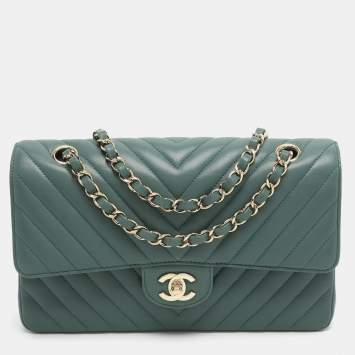 Classic Double Flap Medium Gre