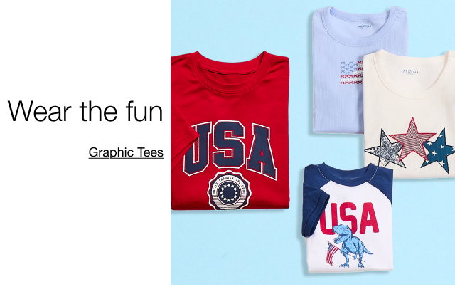 Wear the fun Graphic Tees