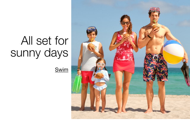 All set for sunny days Swim