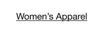 Women’s Apparel