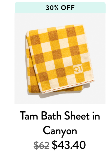 tam bath sheet in canyon