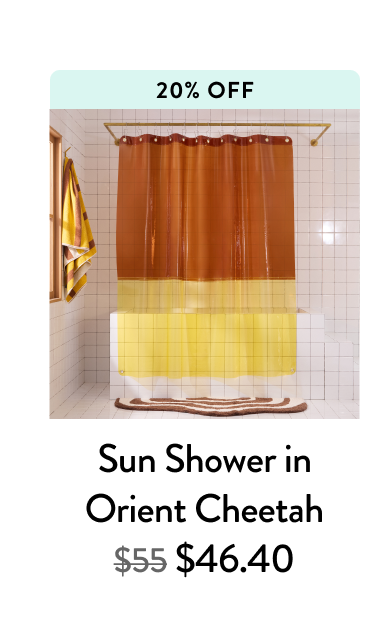 sun shower in orient cheetah 