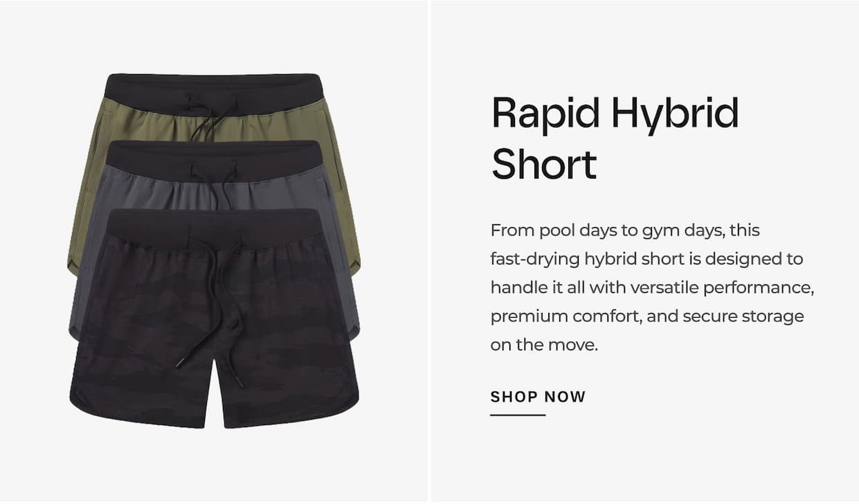 Rapid Hybrid Shorts