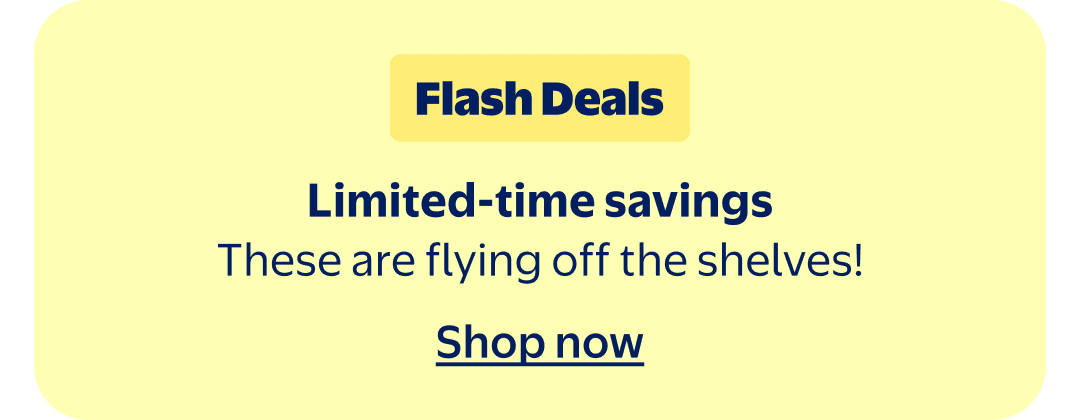 Limited-time savings