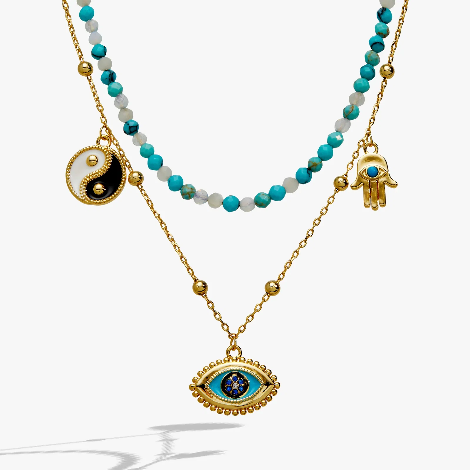 Image of Healing Stone Charm Necklace