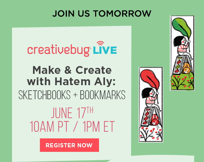 Make & Create with Hatem Aly: Sketchbooks + Bookmarks