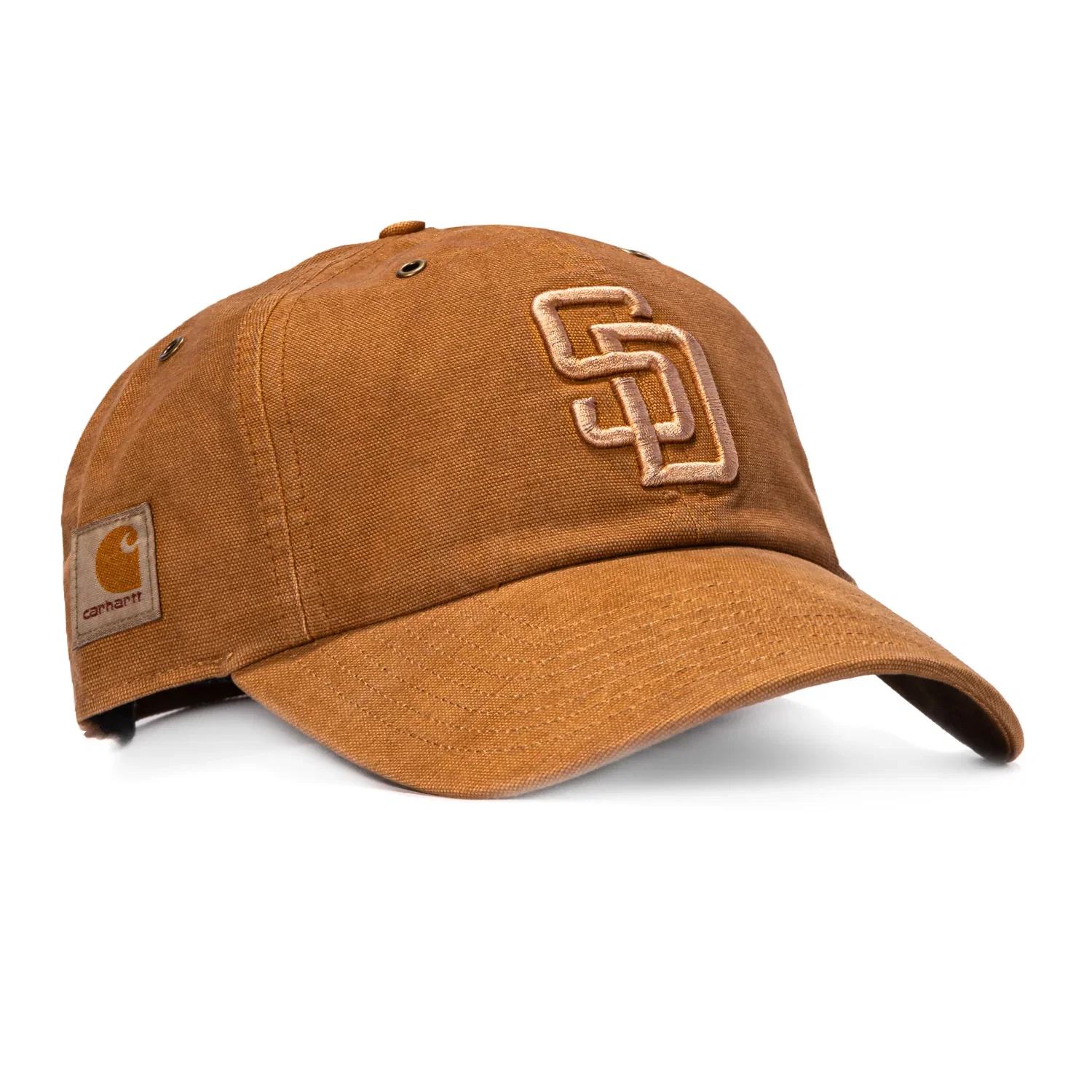 Image of 47 Brand x Carhartt Dyed San Diego Padres Cleanup Adjustable Hat - Brown