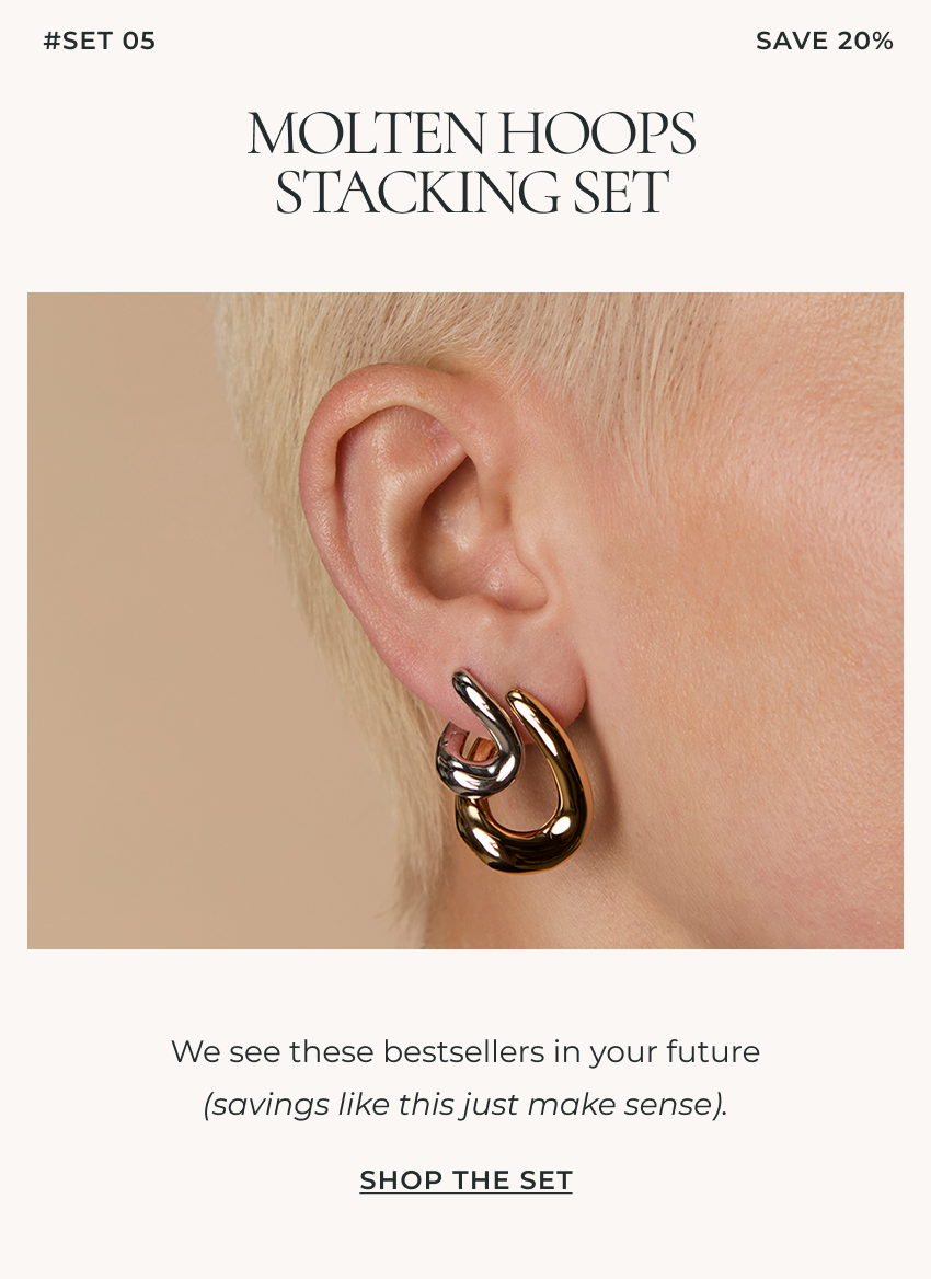 MOLTEN HOOPS STACKING SET
